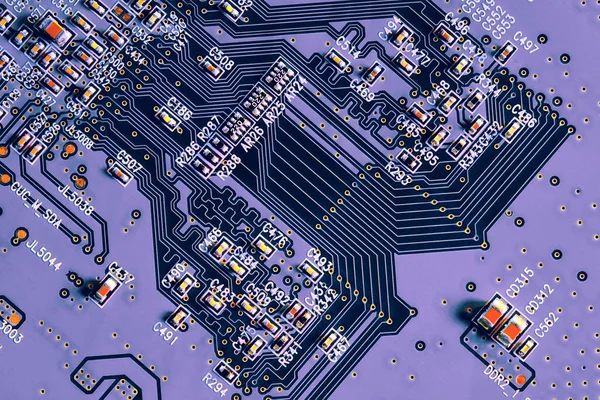 Carte Circuit Électronique Close — Photo