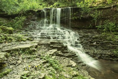 Yüksek dağ şelalesi