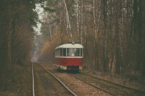 Klasik kırmızı tramvay