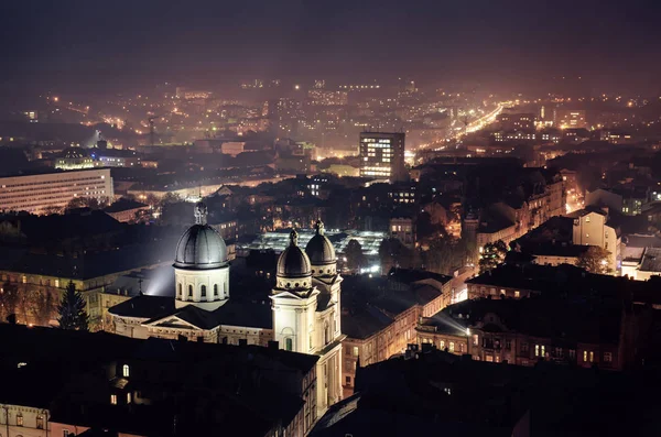 Crepúsculo em Lviv — Fotografia de Stock