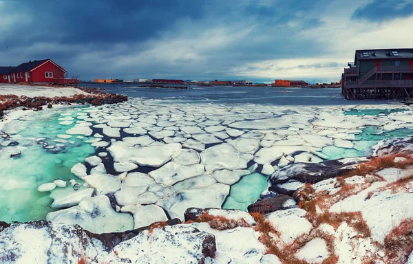 Winterlandschap Noorwegen — Stockfoto