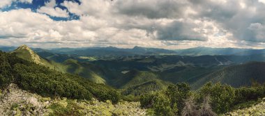 Karpatya dağ manzarası