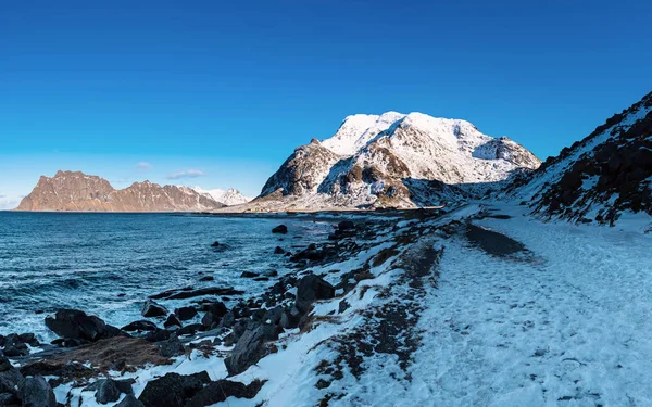 Inverno Mar da Noruega — Fotografia de Stock