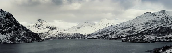 Inverno Norvegia lago — Foto Stock