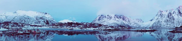 Зима в Норвегии — стоковое фото