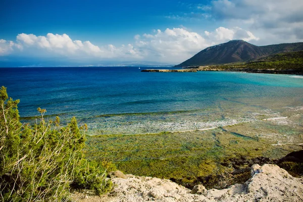 Вид на побережье Кипра — стоковое фото