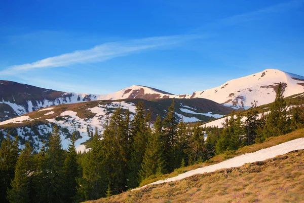 Montañas con nieve — Foto de Stock