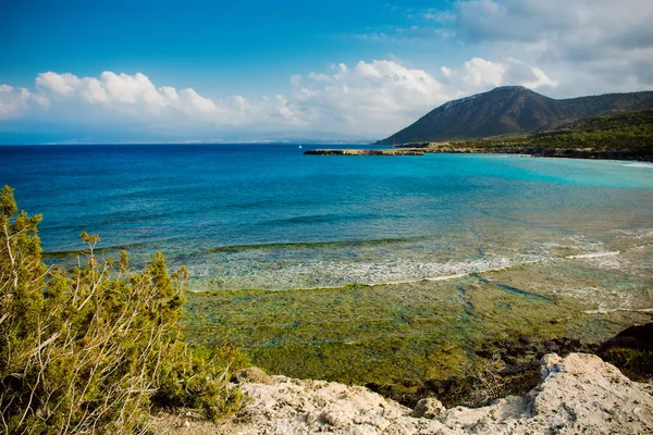 Вид на побережье Кипра — стоковое фото