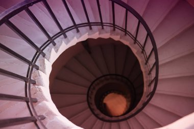 spiral merdiven görünümü