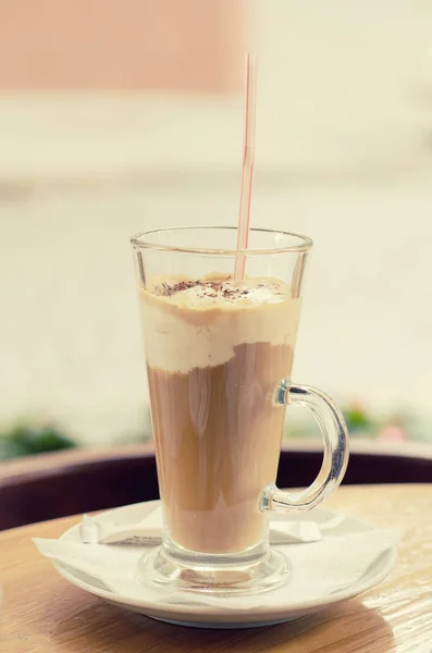 Caffè con crema — Foto Stock