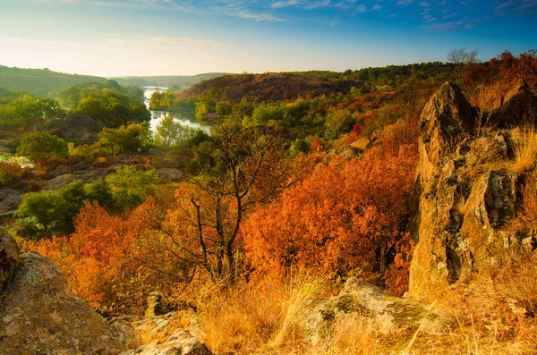 Paisaje otoño rural — Foto de Stock