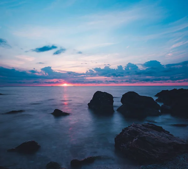 Napkelte a tengeren — Stock Fotó