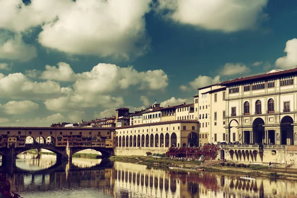 Ponte Vecchio ve Florencii — Stock fotografie