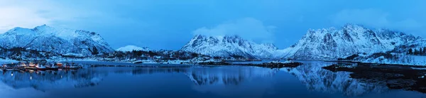 Inverno Norvegia lago — Foto Stock