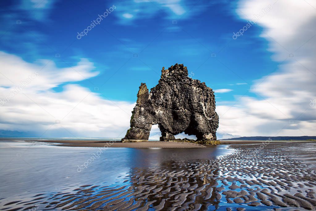 Hvitserkur rock in Iceland