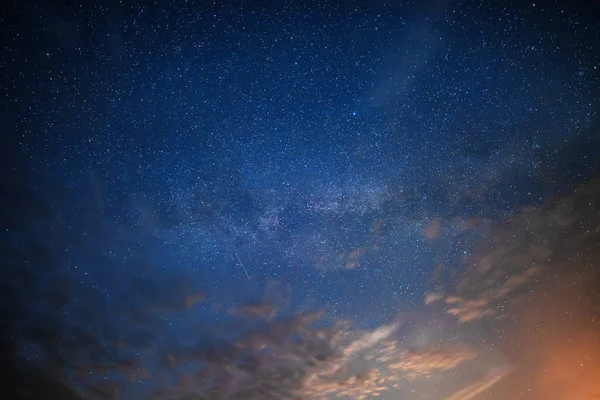 Céu estrelado fundo — Fotografia de Stock