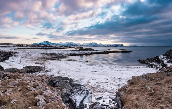 Vinter Norge sjö — Stockfoto