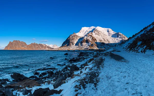 ノルウェーの冬の海 — ストック写真