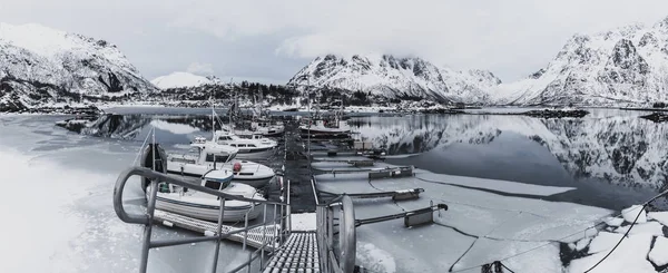 Vinter Norge sjö — Stockfoto