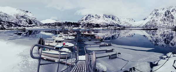 Vinter Norge sjö — Stockfoto