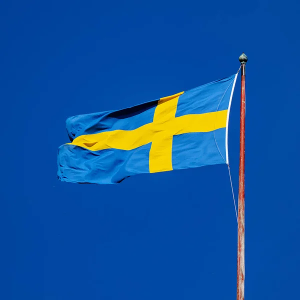 Flaga Szwecji — Zdjęcie stockowe