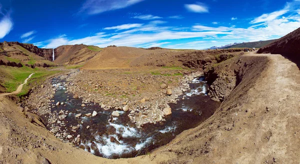 Водоспад Генгіфосс в Ісландії — стокове фото