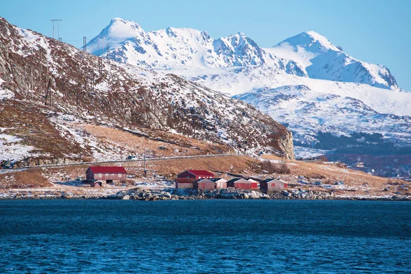 Inverno Noruega paisagem — Fotografia de Stock