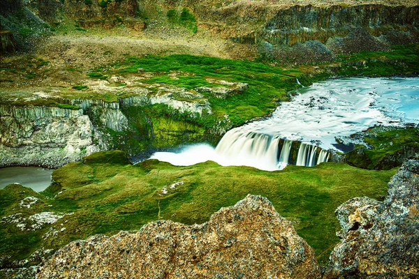 Водопад Деттифосс — стоковое фото