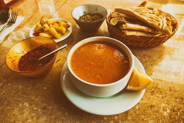 Traditional turkish soup — Stock Image Traditional turkish soup Stock Picture