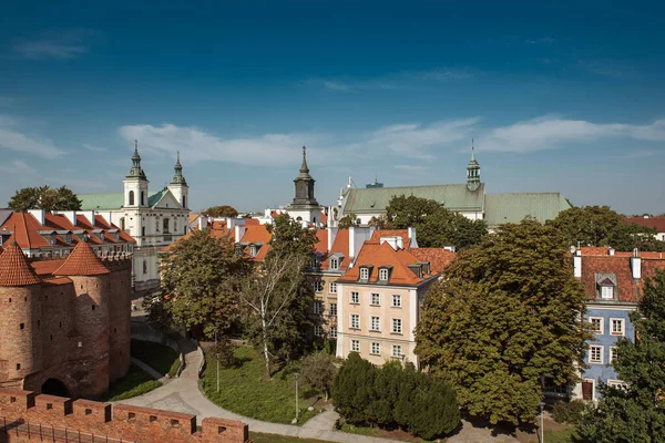 Barbacan in Warschau — Stockfoto