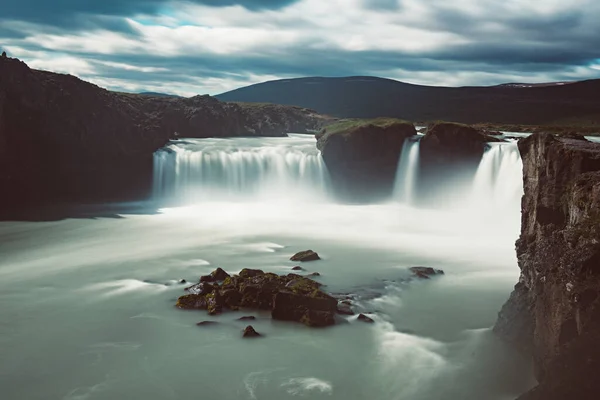 Waterval van Godafoss in IJsland — Stockfoto