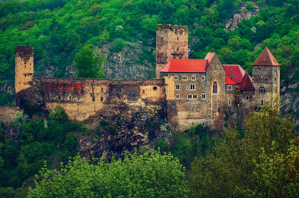 Kasteel Hardegg in Oostenrijk — Stockfoto