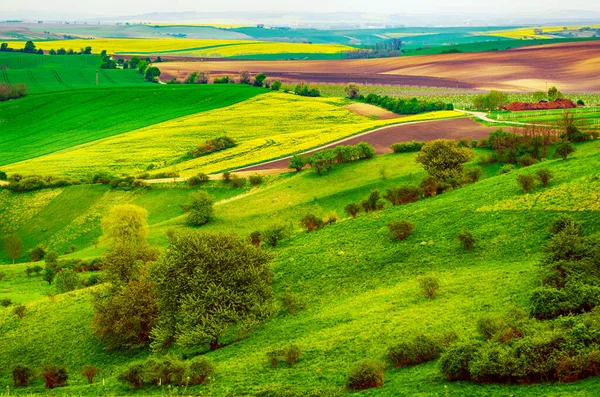 Сільських весняний пейзаж — стокове фото