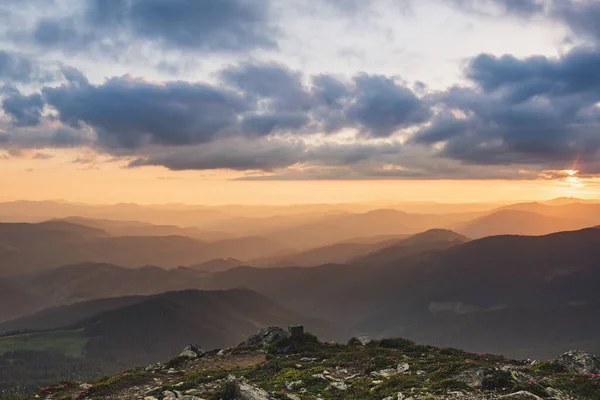 Úžasná horská krajina — Stock fotografie