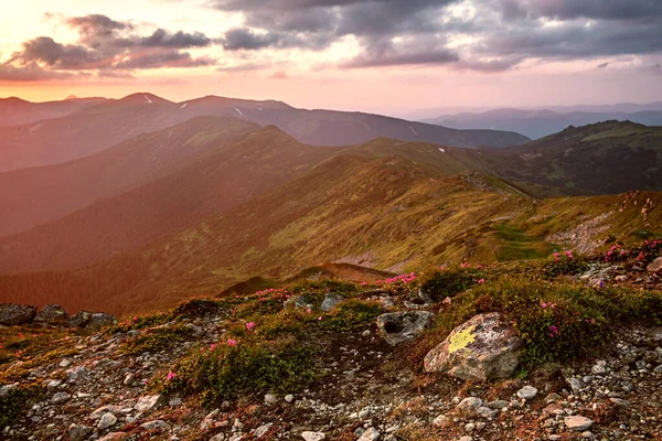 Úžasná horská krajina — Stock fotografie