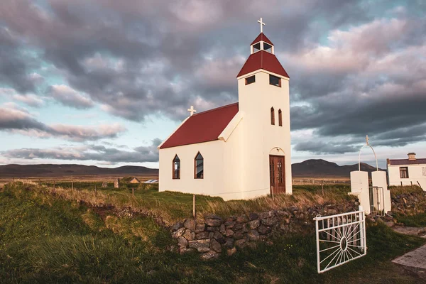 Islande église en bois — Photo