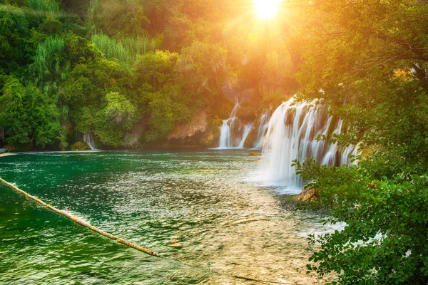 Waterfalls at Krka — Stock Photo, Image