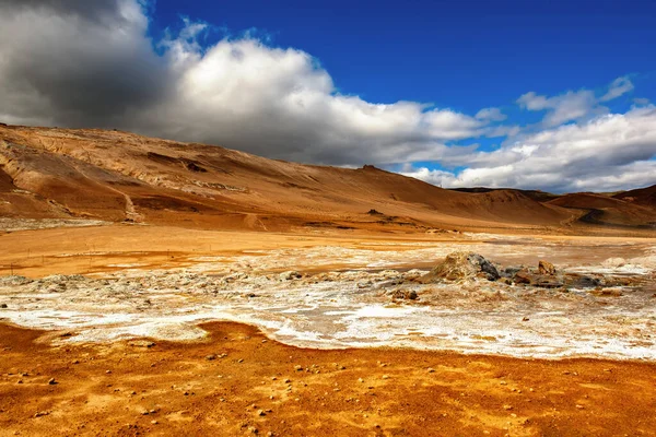 Geothermal area Hverir, Iceland. — Stock Photo, Image