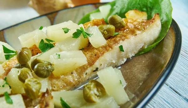 Broiled Snapper with pineapple Salsa