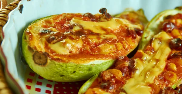 Chili Stuffed Spaghetti Squash Bowls