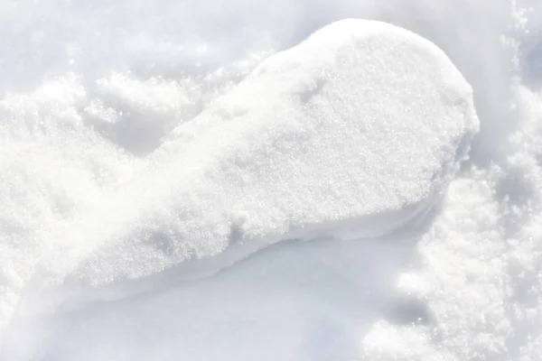 Achtergrond Kleine Bosjes Van Witte Pluizige Sneeuw — Stockfoto