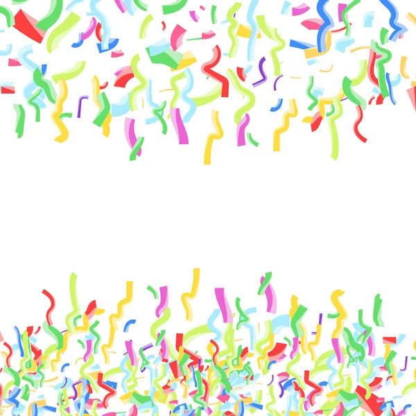 Kinderachtig Abstracte Heldere Kleurrijke Confetti Achtergrond Vector Illustratie — Stockvector