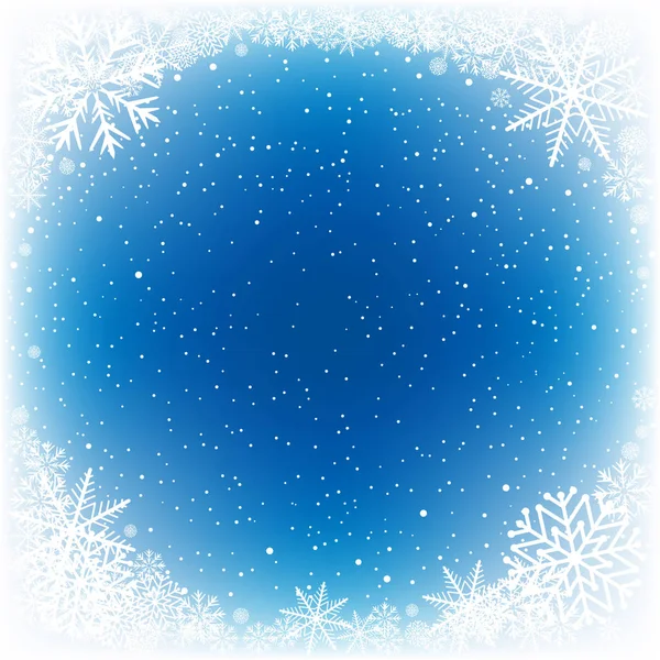 Trou d'eau bleu neigeux — Image vectorielle