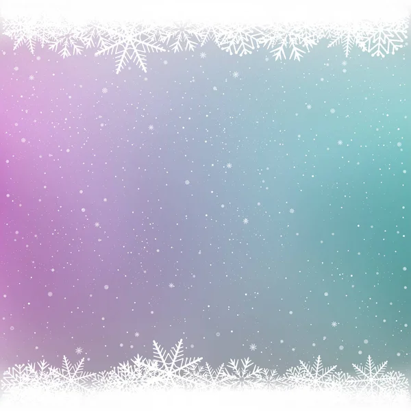 冬の雪色のテンプレート — ストックベクタ