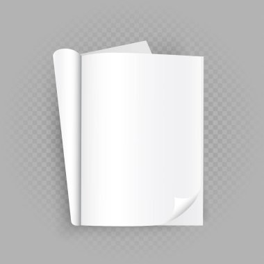 gri arka plan üzerinde açık kitap unfolded