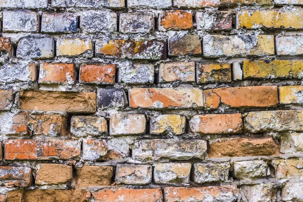 Old Brick Wall Backdrop Architecture Facade Texture House Interior Background — Stock Photo, Image