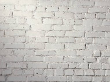 Beyaz tuğlaların duvar dokusu arka plan. Açık renkli tuğla arkaplan