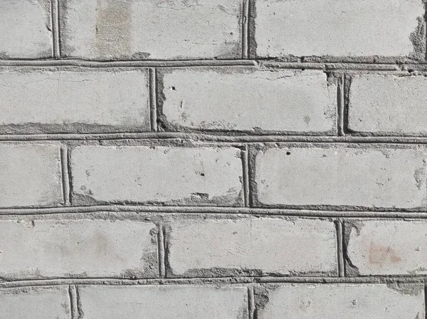 Weißes Mauermuster Graues Mauerwerk Alter Von Strukturierten Hintergrund — Stockfoto