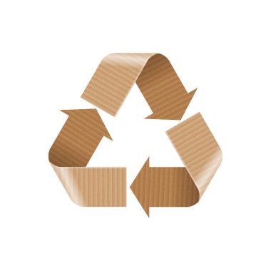 Kağıt ve karton işareti geri dönüşüm