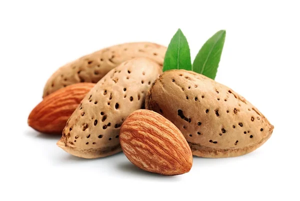 Amandelen noten. — Stockfoto